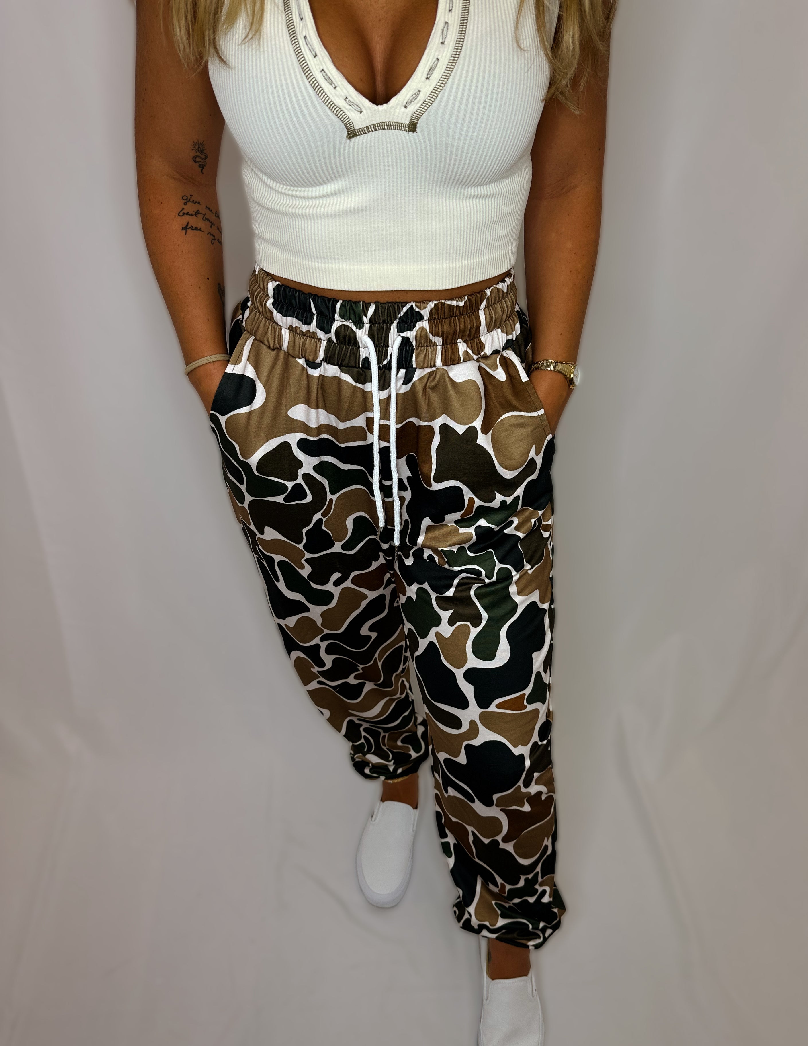 Elara Ave™- Duck Camo Joggers