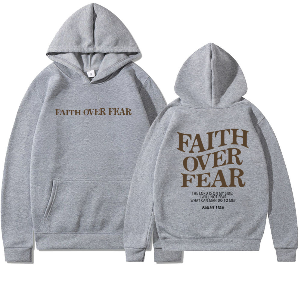 Elara Ave™ Faith Over Fear Hoodie