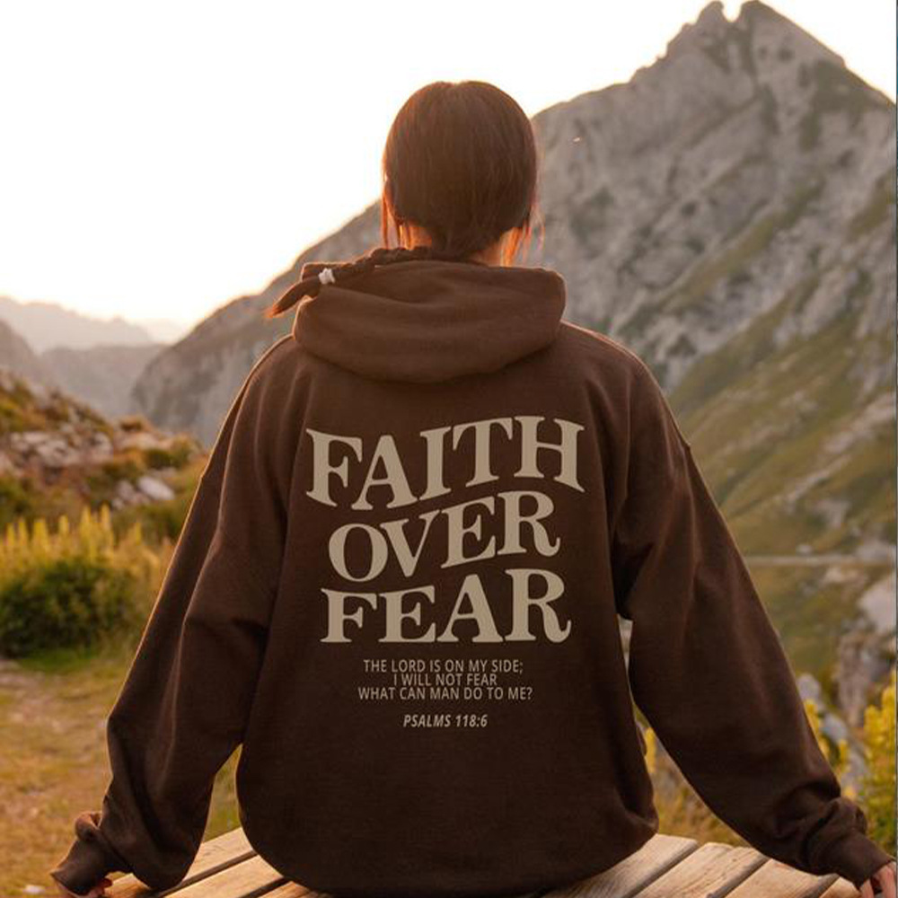 Elara Ave™ Faith Over Fear Hoodie