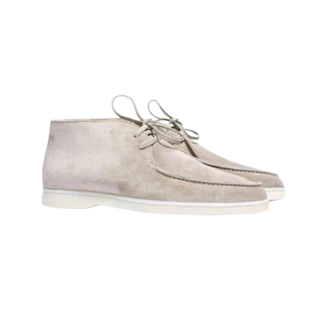 Elara Ave™ | Suede Shoes with Laces