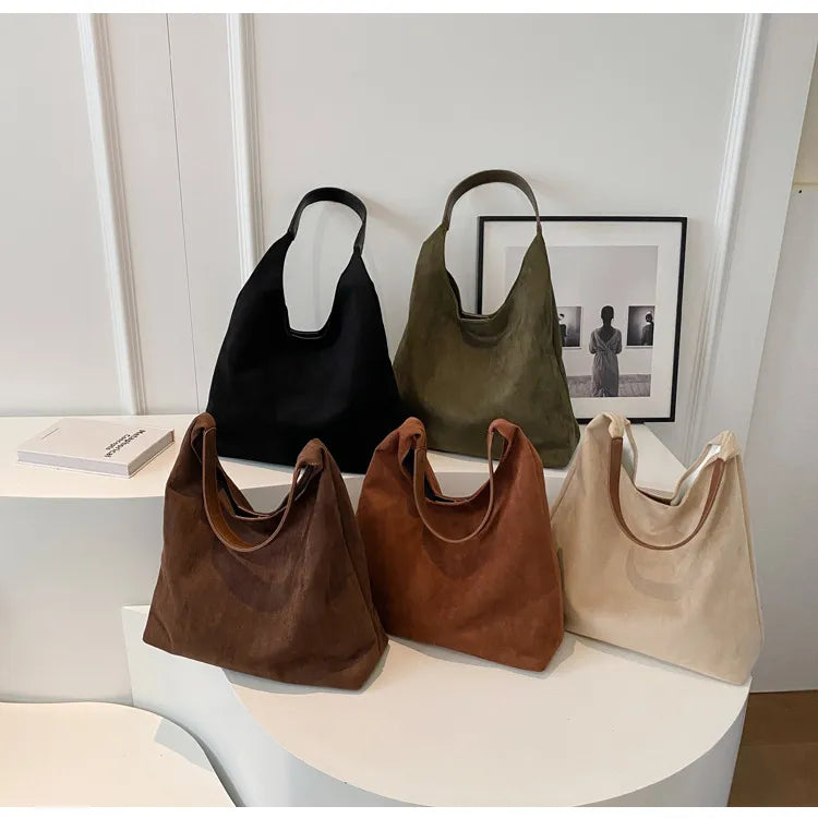 Elara Ave™- Brielle Tote Bag - Premium Suede