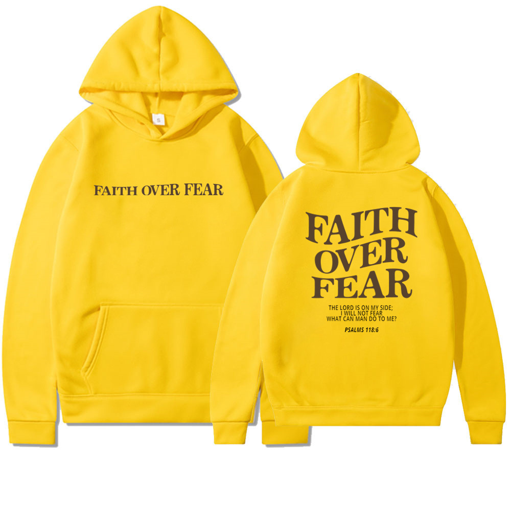 Elara Ave™ Faith Over Fear Hoodie