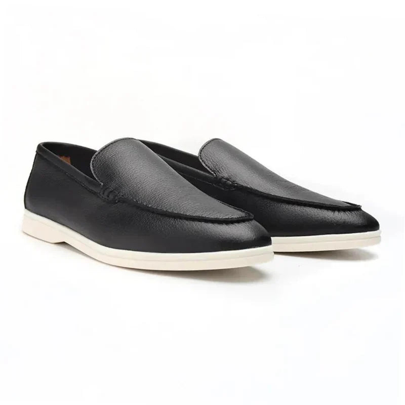 Elara Ave™ | Leather Loafers