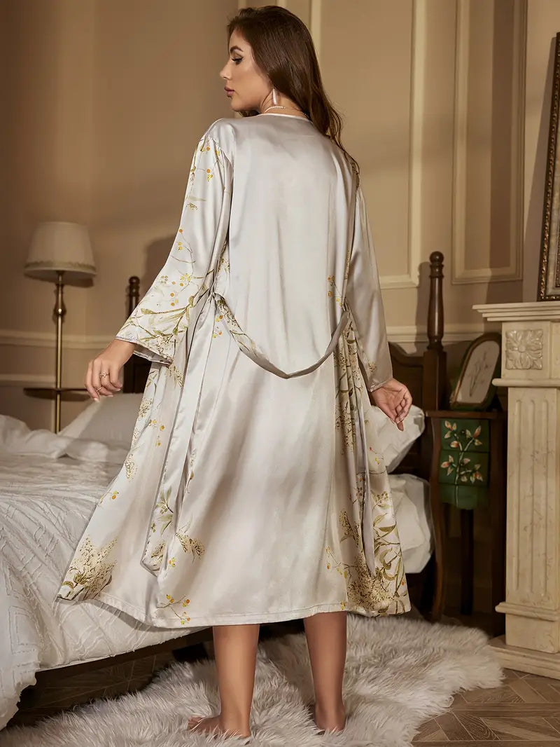 Elara Ave™- Elegant Satin Sleepwear Set