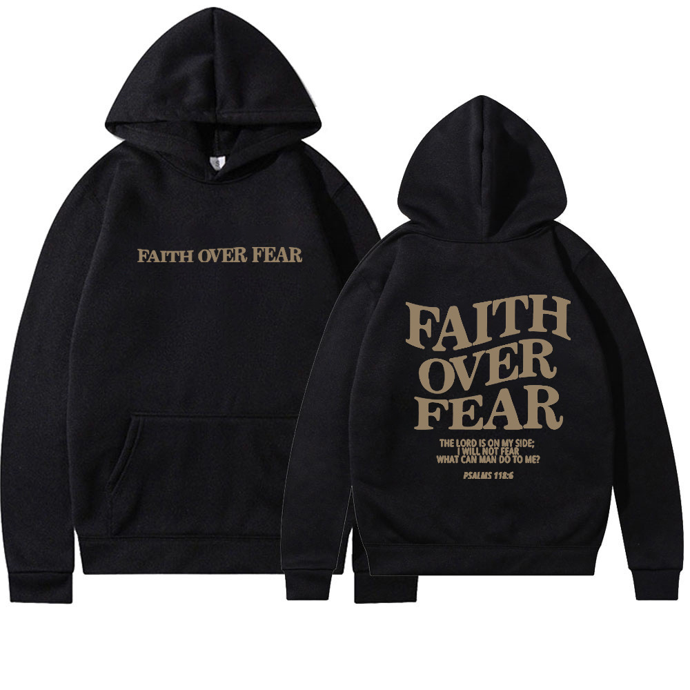 Elara Ave™ Faith Over Fear Hoodie