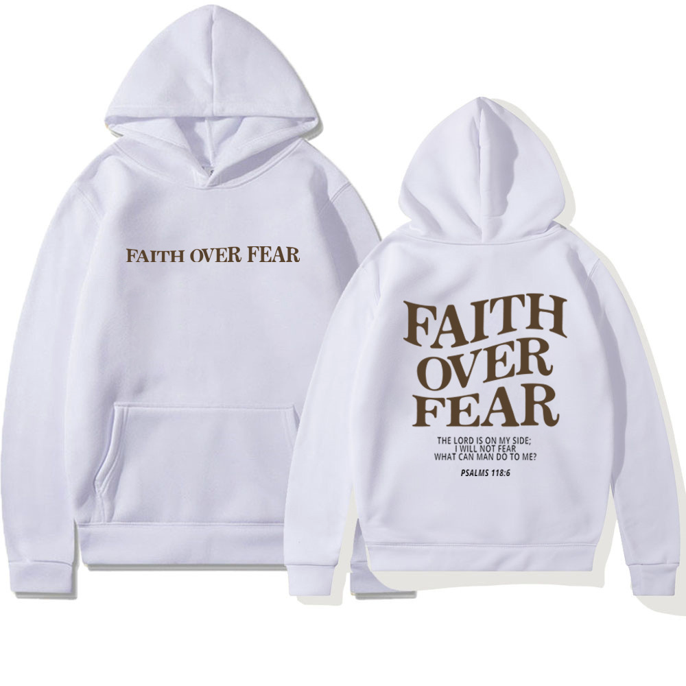 Elara Ave™ Faith Over Fear Hoodie