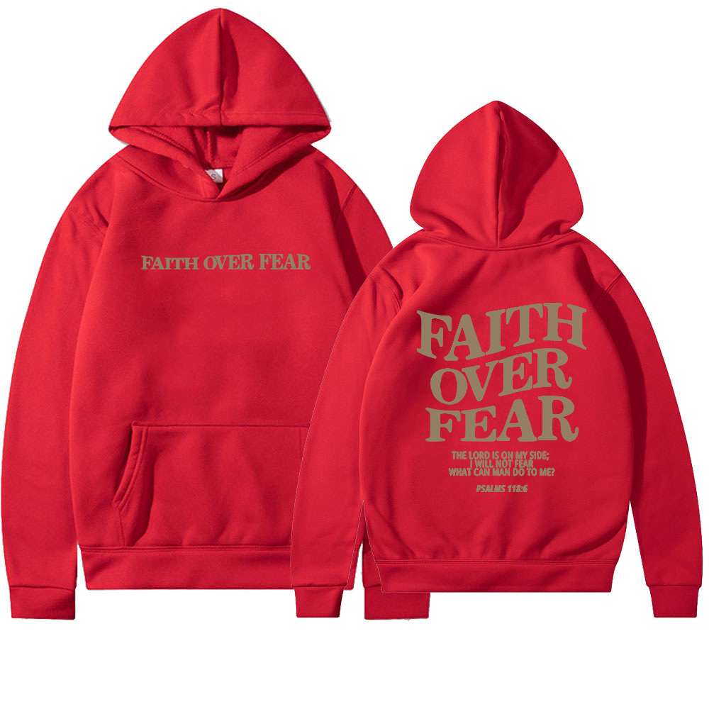 Elara Ave™ Faith Over Fear Hoodie