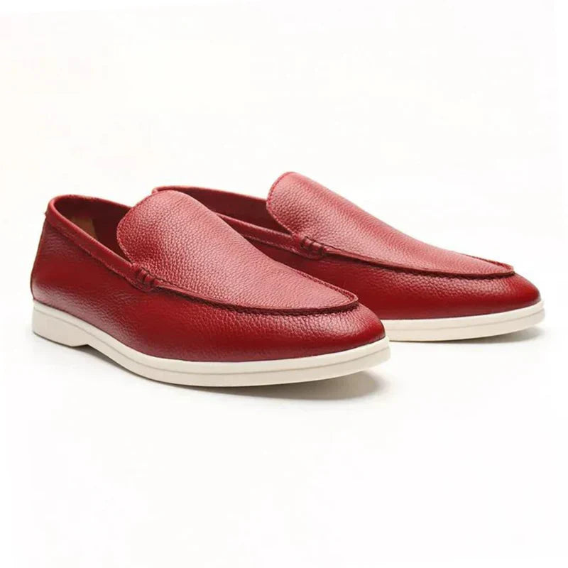 Elara Ave™ | Leather Loafers