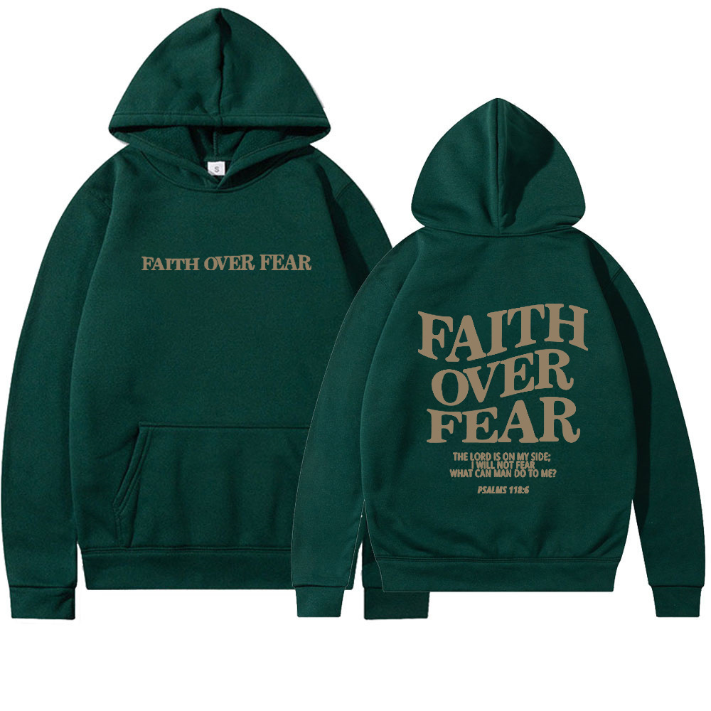 Elara Ave™ Faith Over Fear Hoodie