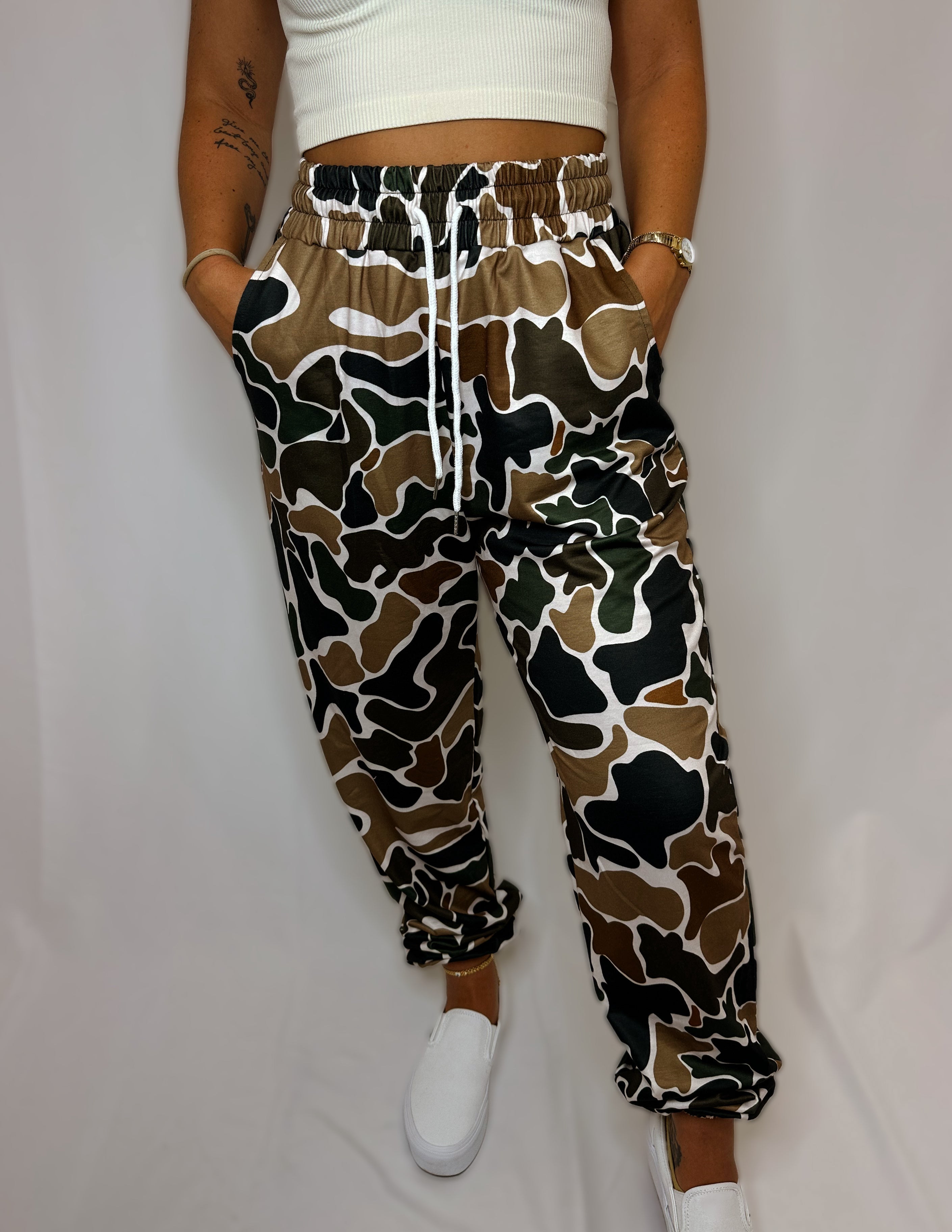 Elara Ave™- Duck Camo Joggers