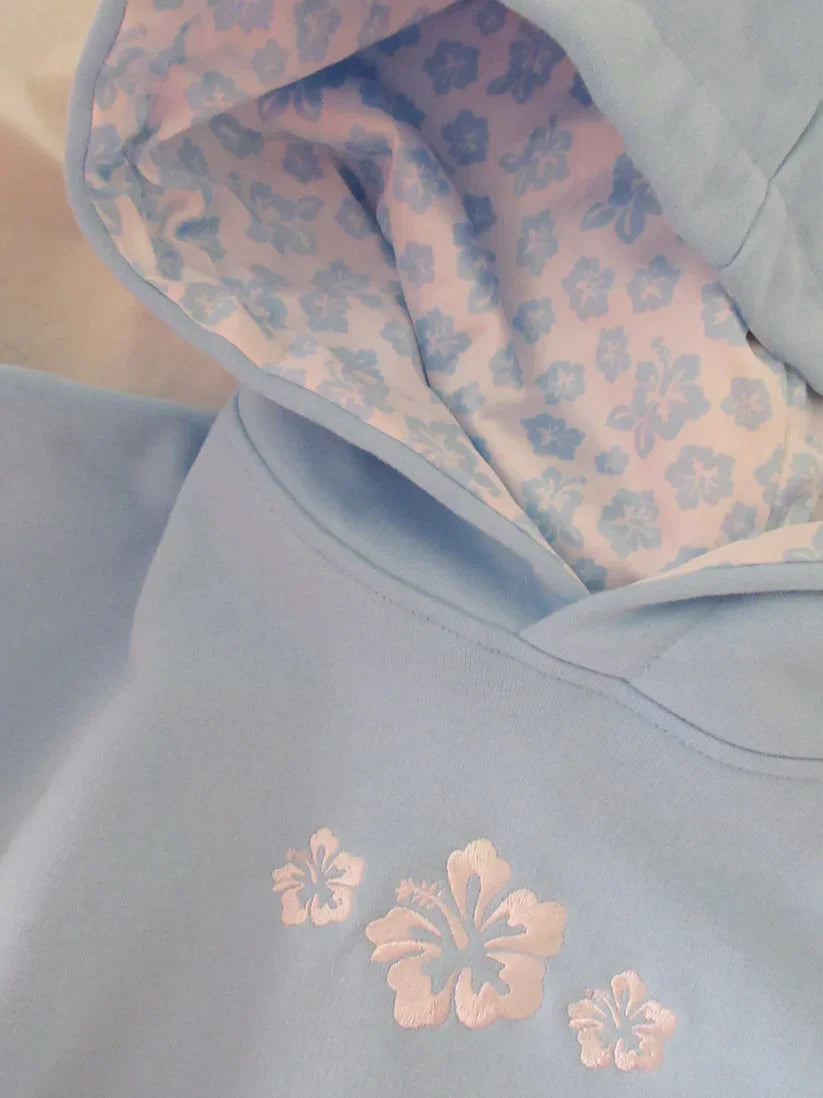 Elara Ave™- Hibiscus Hoodie