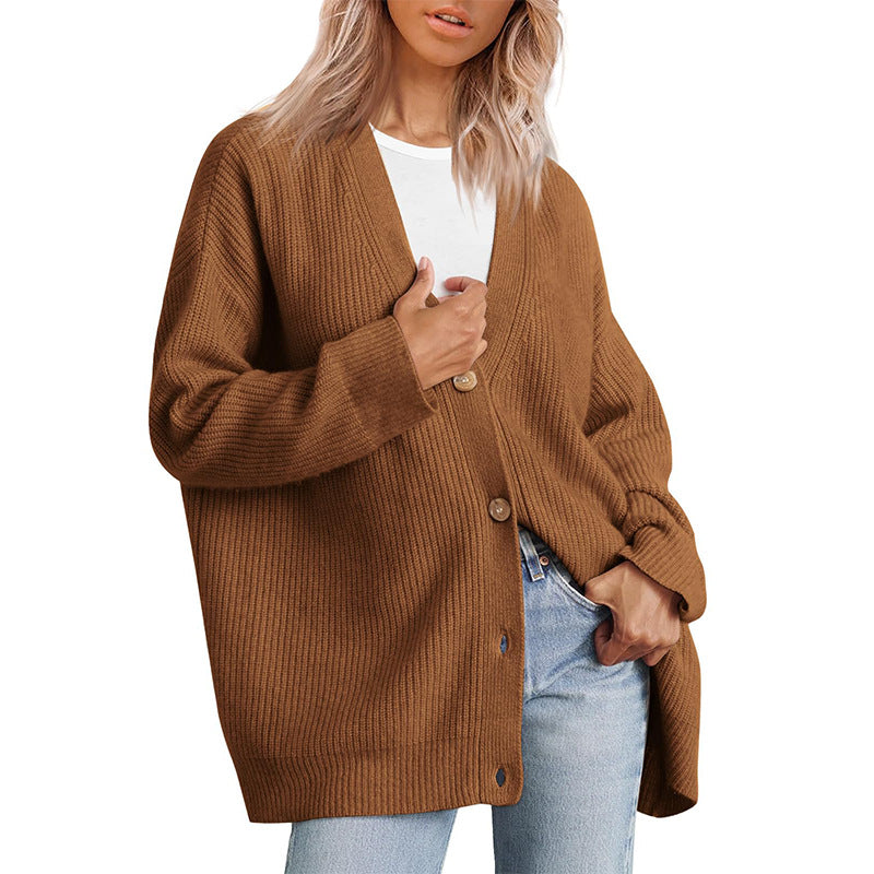 Elara Ave™- Cashmere Cocoon Cardigan