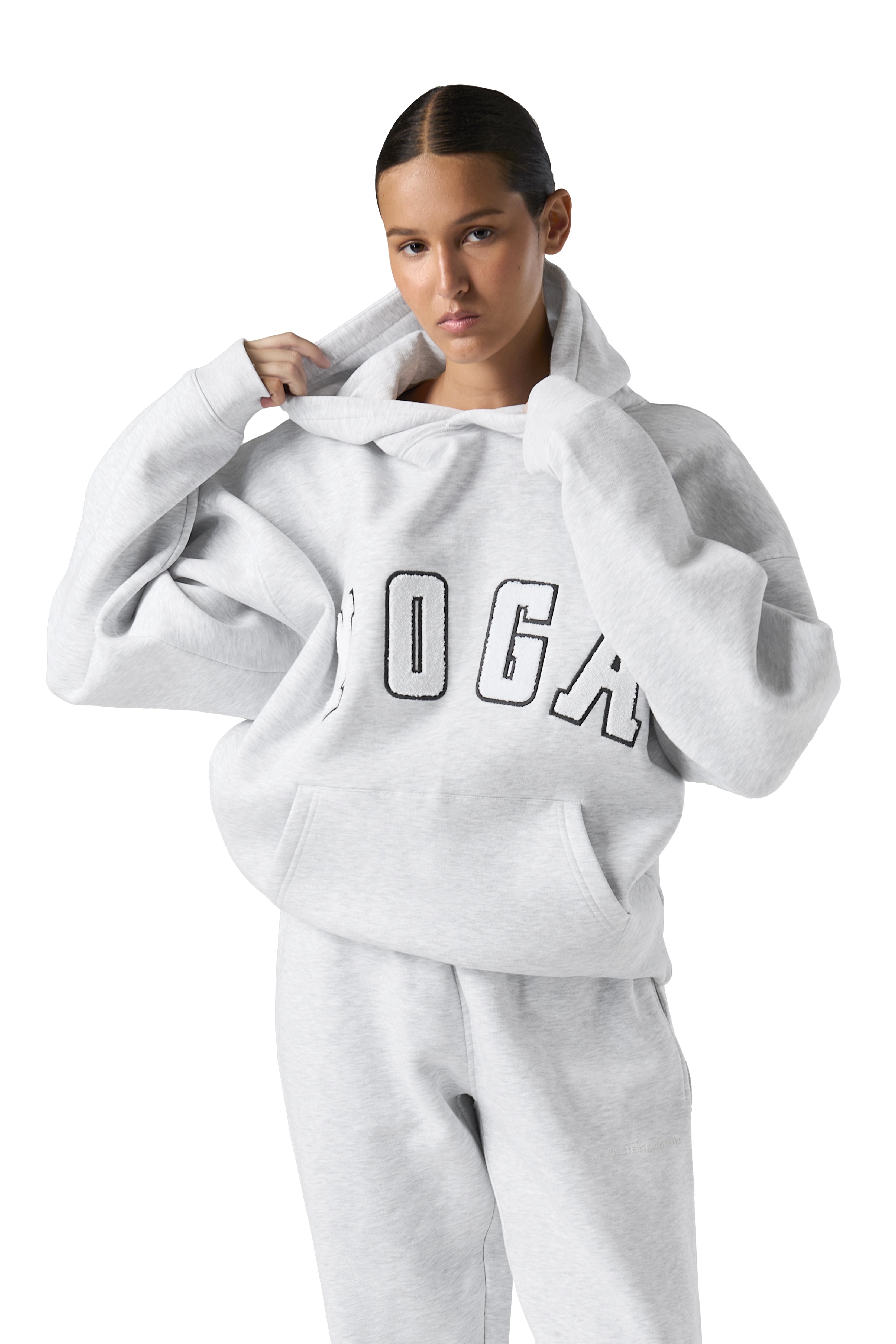 Yoga Melange Hoodie + Sweatpants (BLACK-FRIDAY SALE)