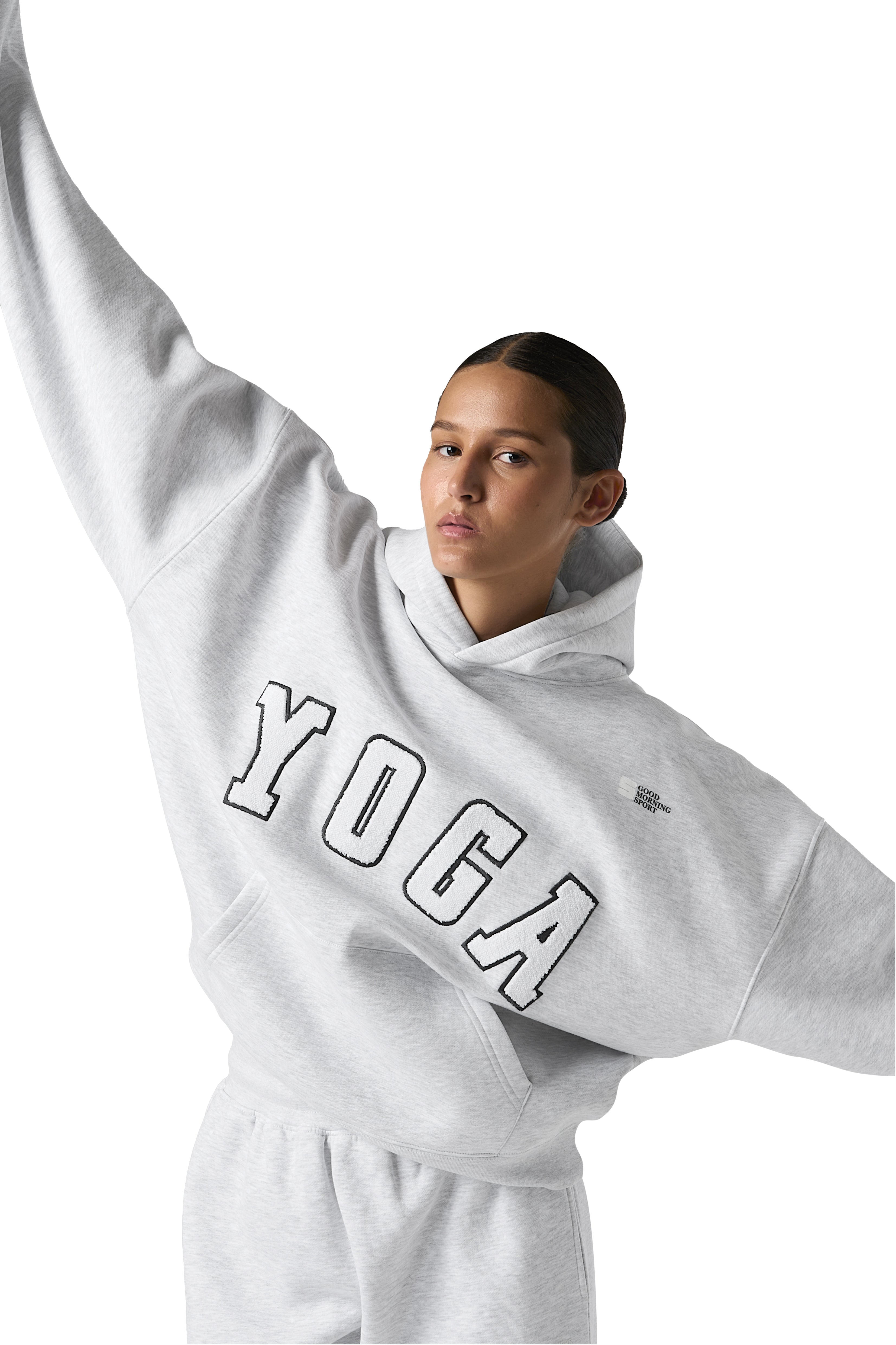 Yoga Melange Hoodie + Sweatpants (BLACK-FRIDAY SALE)