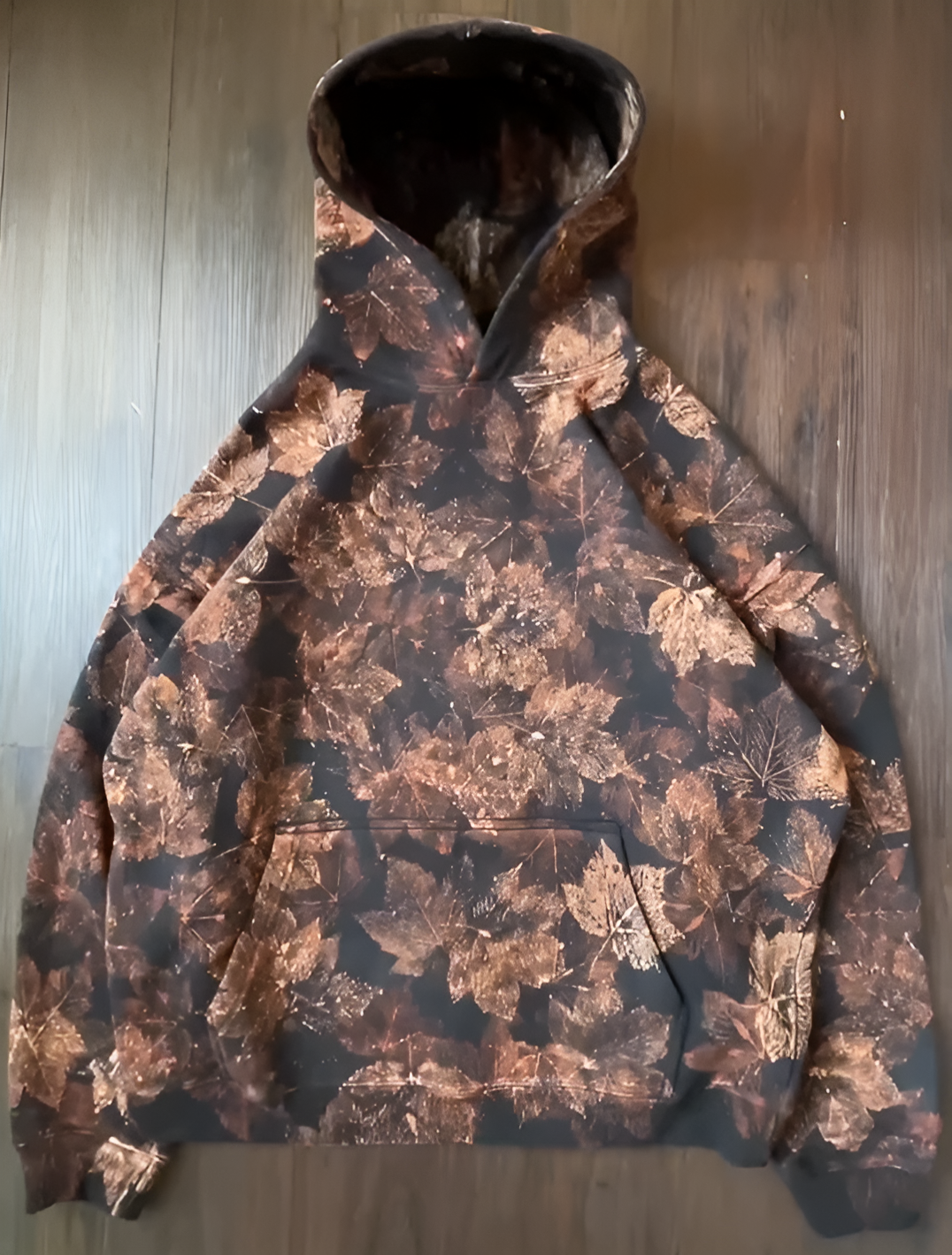 Bleach Leaf-Camo Hoodie