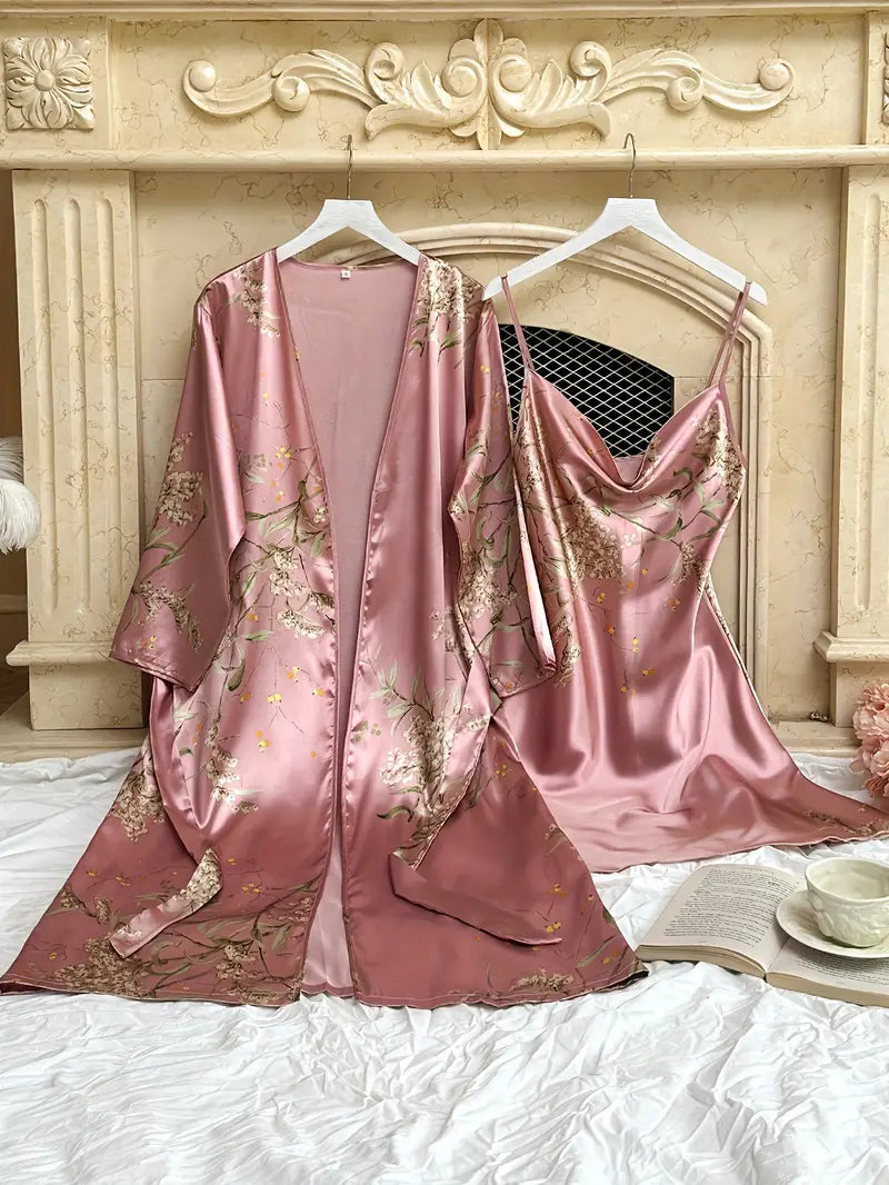 Elara Ave™- Elegant Satin Sleepwear Set