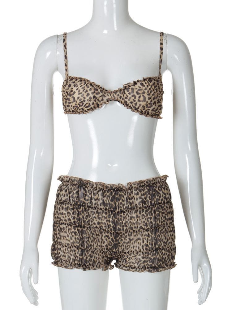 Elara Ave™ Leopard Two Piece Set